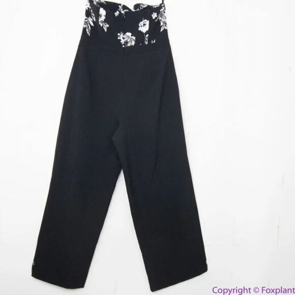 New! White House Black Market Convertible Floral-Bodice Jumpsuit, 14 - Picture 6 of 16
